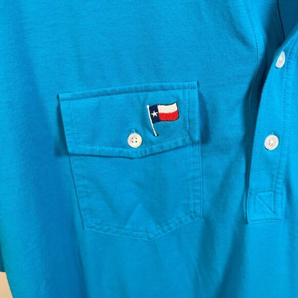 Criquet Polo Shirt Mens Size Medium Blue Golf Classic Work Business Casual - Picture 5 of 8